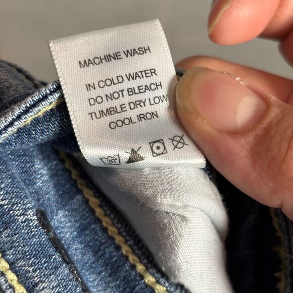 Judy Blue 1/25 High Waist Frayed Hem Boot Cut Jeans Light Wash‎ Y2K - Picture 8 of 10